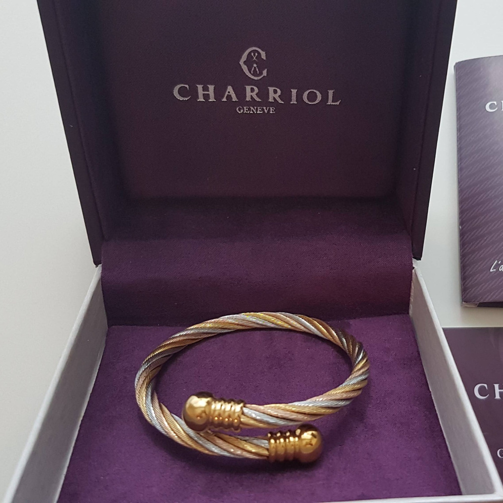 Charriol Two-tone Celtic Bangle